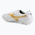 Football boots Mizuno Morelia II Elite FG white/football gold/galaxy silver 3