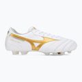 Football boots Mizuno Morelia II Pro FG white/football gold/galaxy silver 2