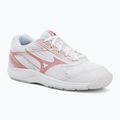 Women's volleyball shoes Mizuno Cyclone Speed 5 white/rose elegance/lava falls