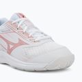 Women's volleyball shoes Mizuno Cyclone Speed 5 white/rose elegance/lava falls 7