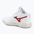 Women's volleyball shoes Mizuno Wave Momentum Pro Mid white/rose elegance/lava falls 3