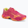 Volleyball shoes Mizuno Wave Lightning Elite pink tetra/fortune yellow/ligh