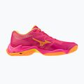 Volleyball shoes Mizuno Wave Lightning Elite pink tetra/fortune yellow/ligh 2