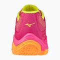 Volleyball shoes Mizuno Wave Lightning Elite pink tetra/fortune yellow/ligh 3