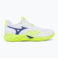Volleyball shoes Mizuno Wave Momentum Pro white/lightning yellow/dazzling blue 2