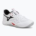 Volleyball shoes Mizuno Wave Momentum Pro white/black/fiery red