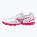 Children's football boots Mizuno Monarcida Neo III Select Jr AS white/fuchsia purple