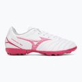 Children's football boots Mizuno Monarcida Neo III Select Jr AS white/fuchsia purple 2