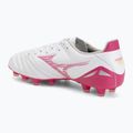 Football boots Mizuno Morelia Neo IV Pro FG white/fuchsia purple/fuchsia purple 3