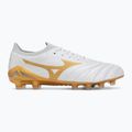 Football boots Mizuno Morelia Neo IV Beta Japan FG white/mp gold/cool gray 3c 2