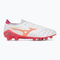 Football boots Mizuno Morelia Neo IV Beta Japan FG white/pink tetra/fuchsia purple 2