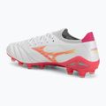 Football boots Mizuno Morelia Neo IV Beta Japan FG white/pink tetra/fuchsia purple 3