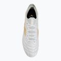 Football boots Mizuno Morelia Neo IV Beta Japan AG white/mp gold/cool gray 3c 5