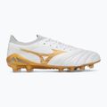 Football boots Mizuno Morelia Neo IV Beta Elite FG white/mp gold/cool gray 3c 2