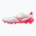 Football boots Mizuno Morelia Neo IV Beta Elite FG white/pink tetra/fuchsia purple
