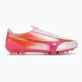 Football boots Mizuno Alpha III Japan AG white/fuchsia purple 2