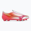 Football boots Mizuno Alfa III Elite FG white/fuchsia purple 2