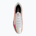 Football boots Mizuno Alfa III Elite FG white/fuchsia purple 5