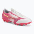 Football boots Mizuno Alfa III Select FG white/fuchsia purple