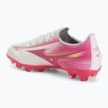 Children's football boots Mizuno Alfa III Select Jr FG white/fuchsia purple 3