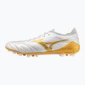 Football boots Mizuno Morelia Neo IV Beta Elite AG white/mp gold/cool gray 3c