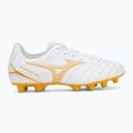 Children's football boots Mizuno Monarcida Neo III Select FG white/mp gold 2