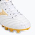 Children's football boots Mizuno Monarcida Neo III Select FG white/mp gold 7