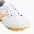 Children's football boots Mizuno Monarcida Neo III Select AG white/mp gold 7