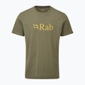 Men's Rab Stance Logo light khaki T-shirt 4