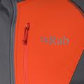 Men's Rab Superflux Hoody graphene/firecracker trekking sweatshirt 7