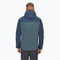 Rab Downpour Eco men's rain jacket tempest blue/orion blue 3