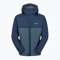 Rab Downpour Eco men's rain jacket tempest blue/orion blue 4