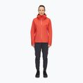 Women's rain jacket Rab Downpour Light red grapefruit 2