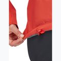 Women's rain jacket Rab Downpour Light red grapefruit 10