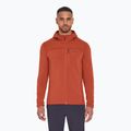 Men's Rab Ascendor Light Hoody tuscan red sweatshirt