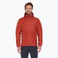 Men's Rab Cirrus Flex Hoody down jacket tuscan red