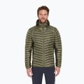 Men's Rab Cirrus Flex Hoody light khaki/army down jacket