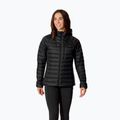 Women's down jacket Rab Microlight Alpine Hoody black