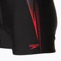 Men's swim boxers Speedo Placement Aquashort black/red 3