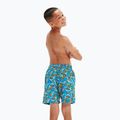 Children's Boys Printed 15" Watershort Bolt/bright yellow/salso/lawn swim shorts 4