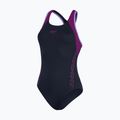 Speedo Hyperboom Splice Flyback women's one-piece swimsuit navy blue 8-00305015158 4