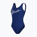 Speedo Logo Deep U-Back one-piece swimsuit navy blue 8-00307614518 4