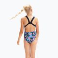 Speedo Digital Allover Leaderback children's one-piece swimsuit blue/black 8-1237714743 4