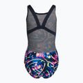 Speedo Digital Allover Leaderback children's one-piece swimsuit blue/black 8-1237714743 2