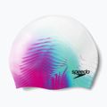 Speedo Digital Printed white and purple swimming cap 8-1352414649 3