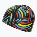 Speedo Printed Pace Junior children's swimming cap black and colour 8-1352614609 2