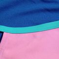 Speedo women's swimsuit Solid Tie Back pink/blue 3