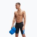 Men's Speedo Allover Digi V-Cut swim trunks black/blue 12