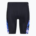 Men's Speedo Allover Digi V-Cut swim trunks black/blue