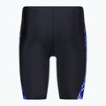 Men's Speedo Allover Digi V-Cut swim trunks black/blue 2